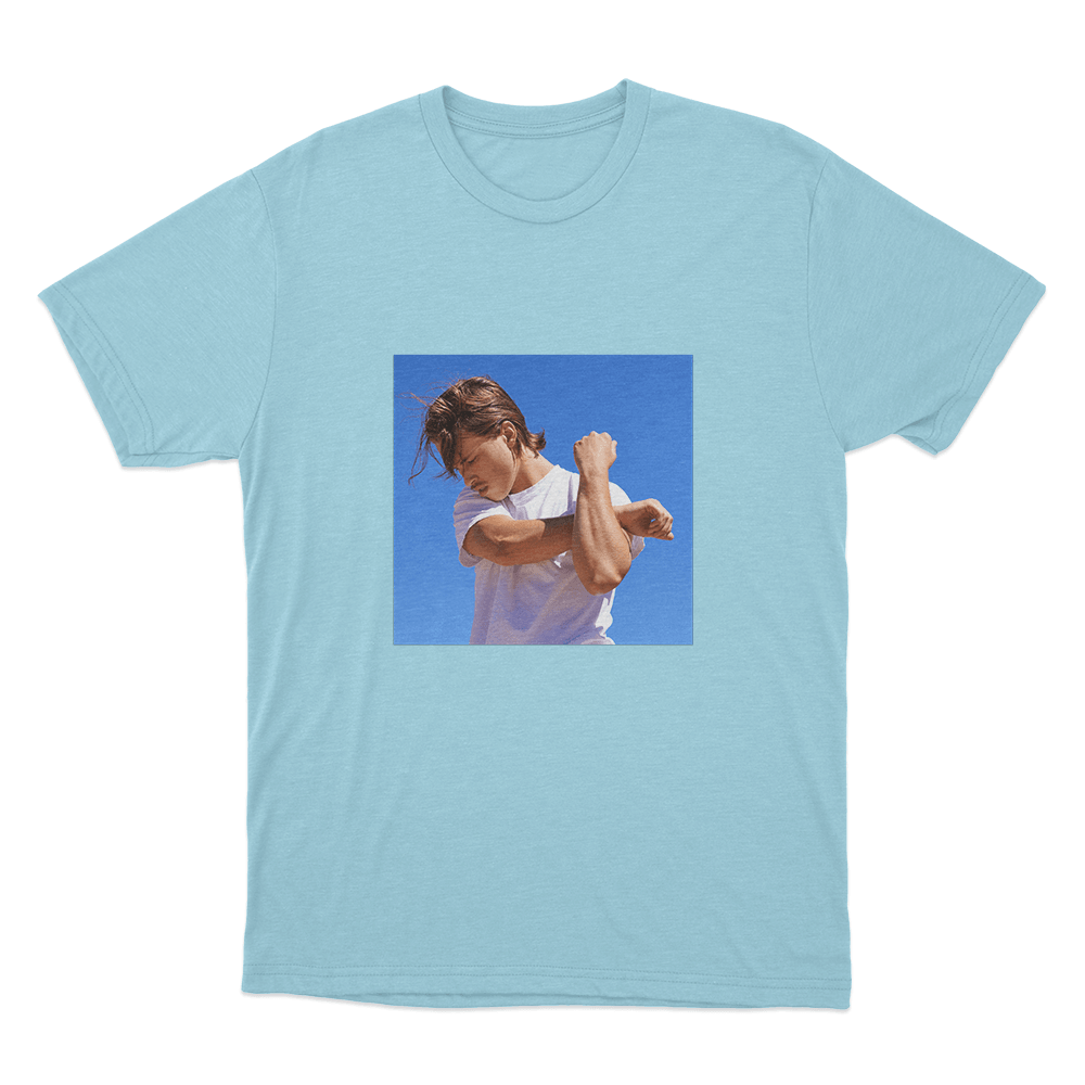 Calico Cover Unisex T Shirt Sky Blue Calico Cover Unisex T Shirt Sky Blue