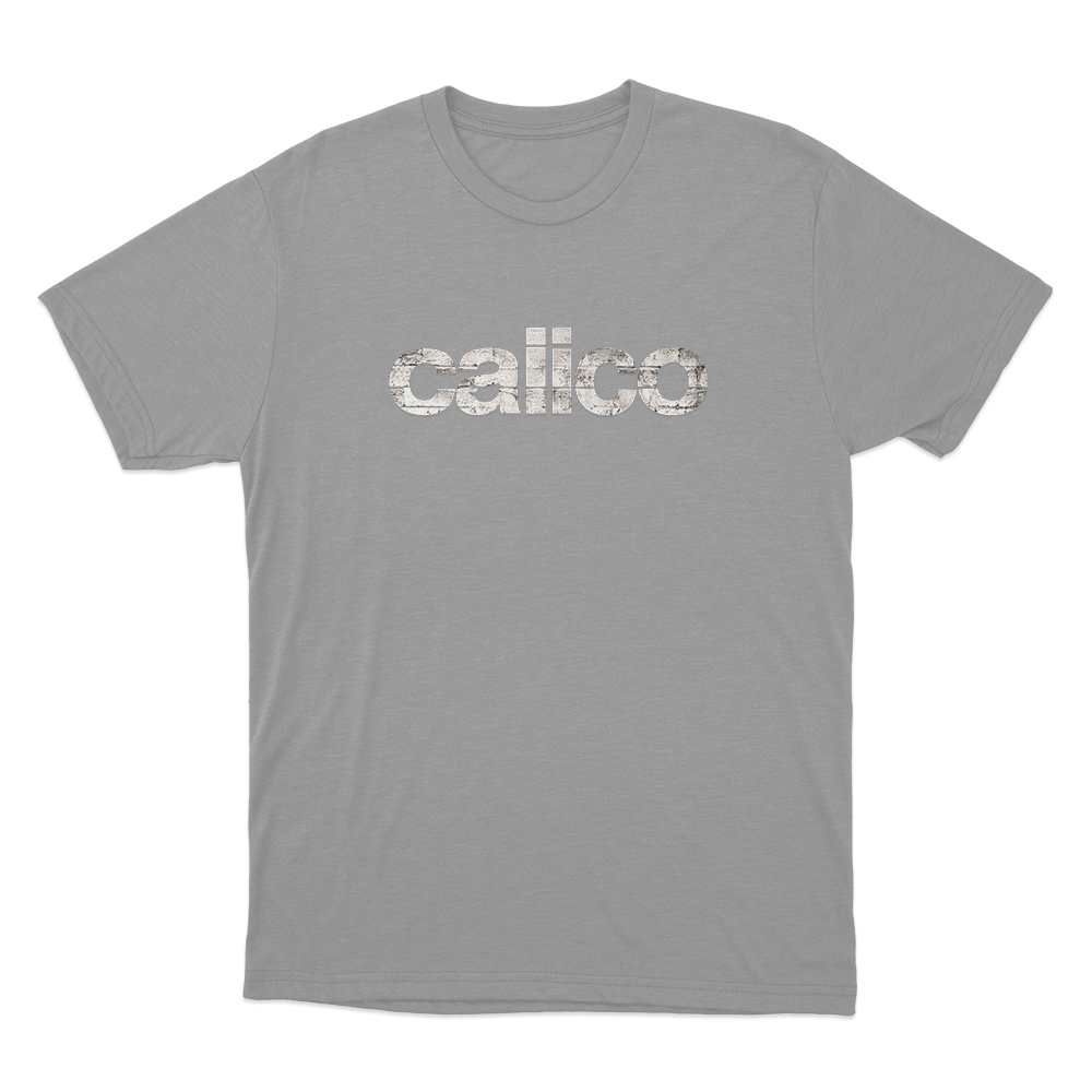 Calico Unisex T Shirt Grey Calico Unisex T Shirt Grey