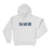 Trail of Kisses Unisex Hoodie White