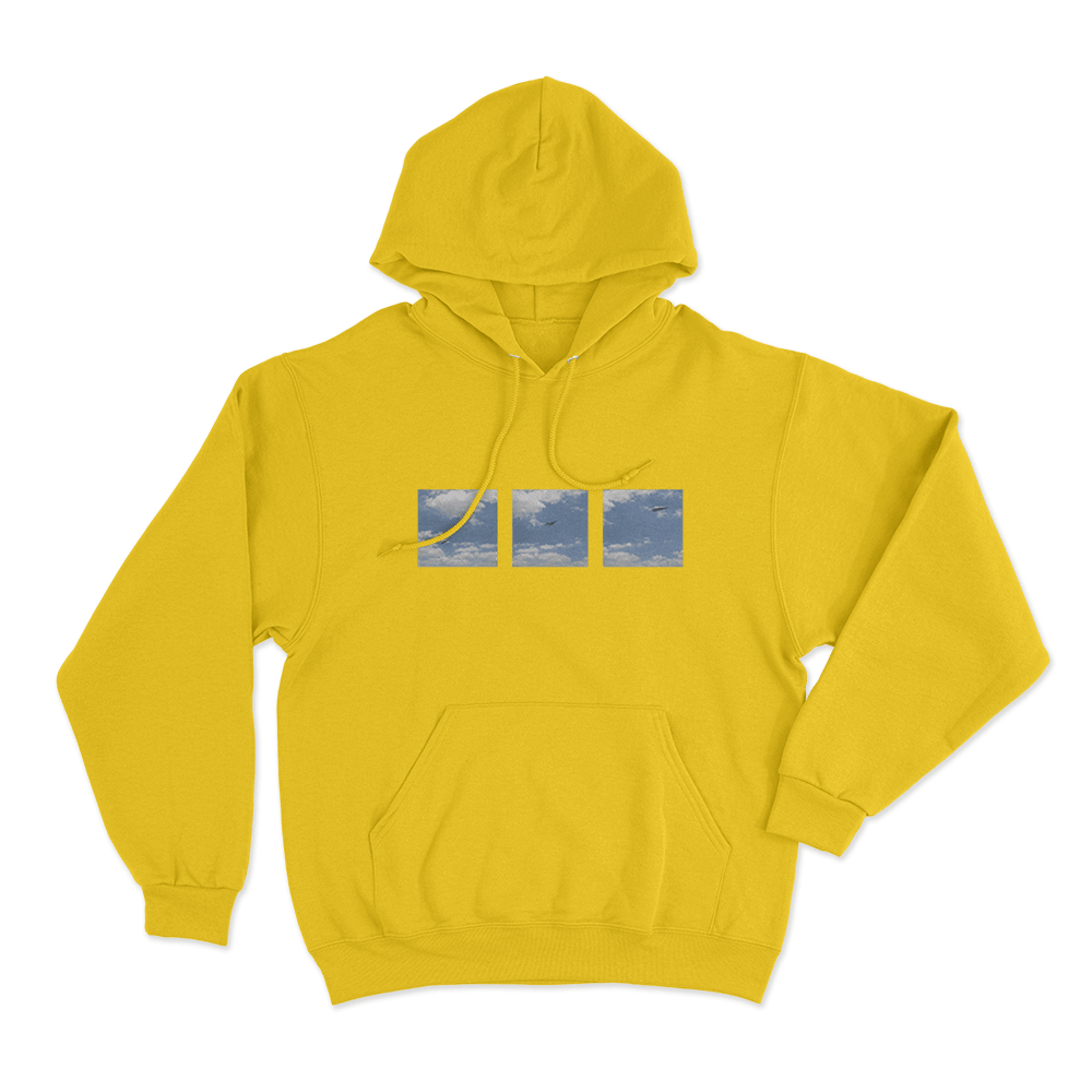 Trail of Kisses Unisex Hoodie Yellow Trail of Kisses Unisex Hoodie Yellow